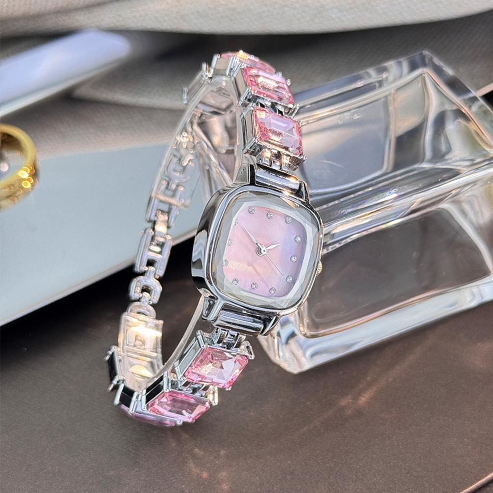 Sparkling Bracelet Watch Squar - Luxury Watch For Girls 评论和价格