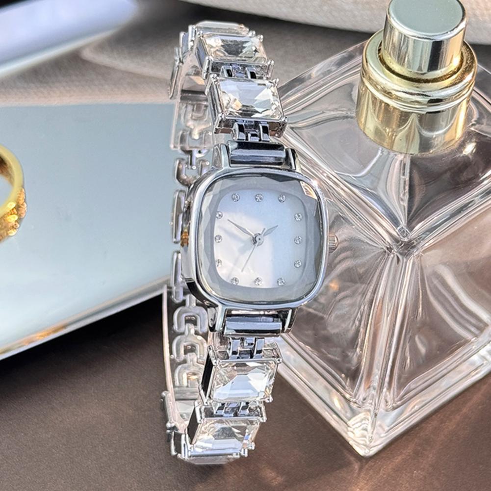 Sparkling Bracelet Watch Squar - Luxury Watch For Girls 评论和价格