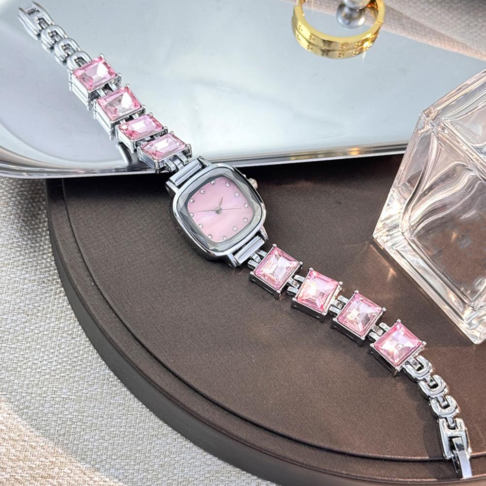 Sparkling Bracelet Watch Squar - Luxury Watch For Girls 评论和价格