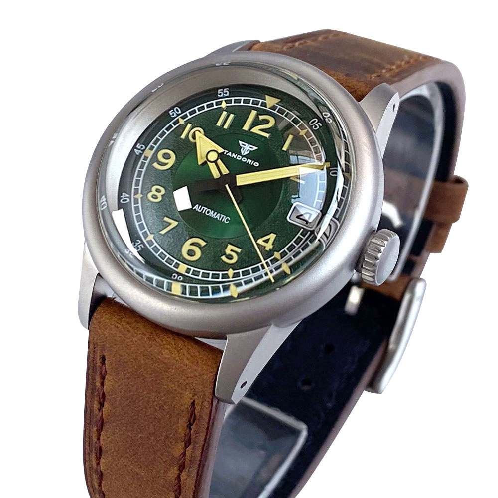 Custom New 36mm Double Domed S - Automatic Pilot Watch 评论和价格