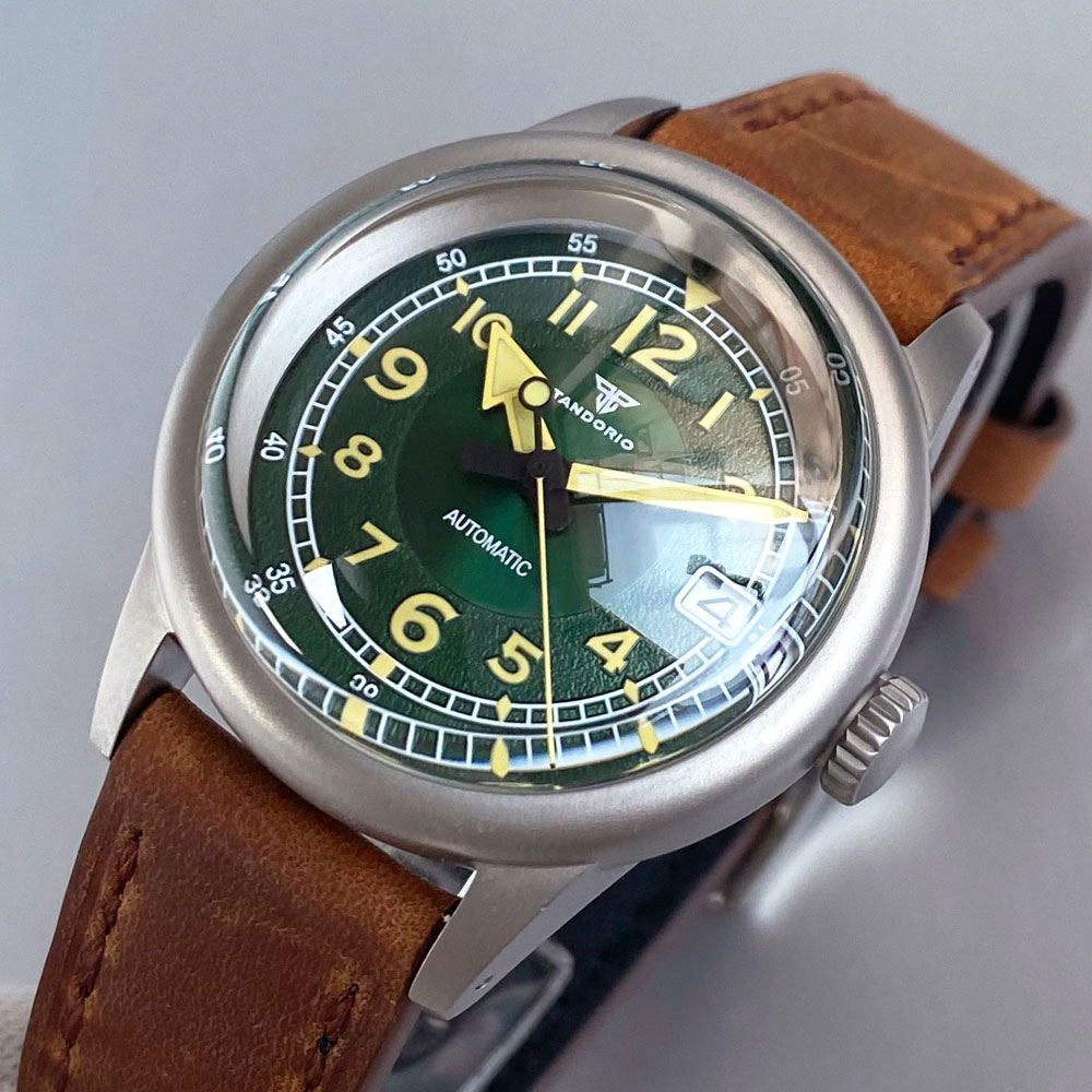 Custom New 36mm Double Domed S - Automatic Pilot Watch 评论和价格