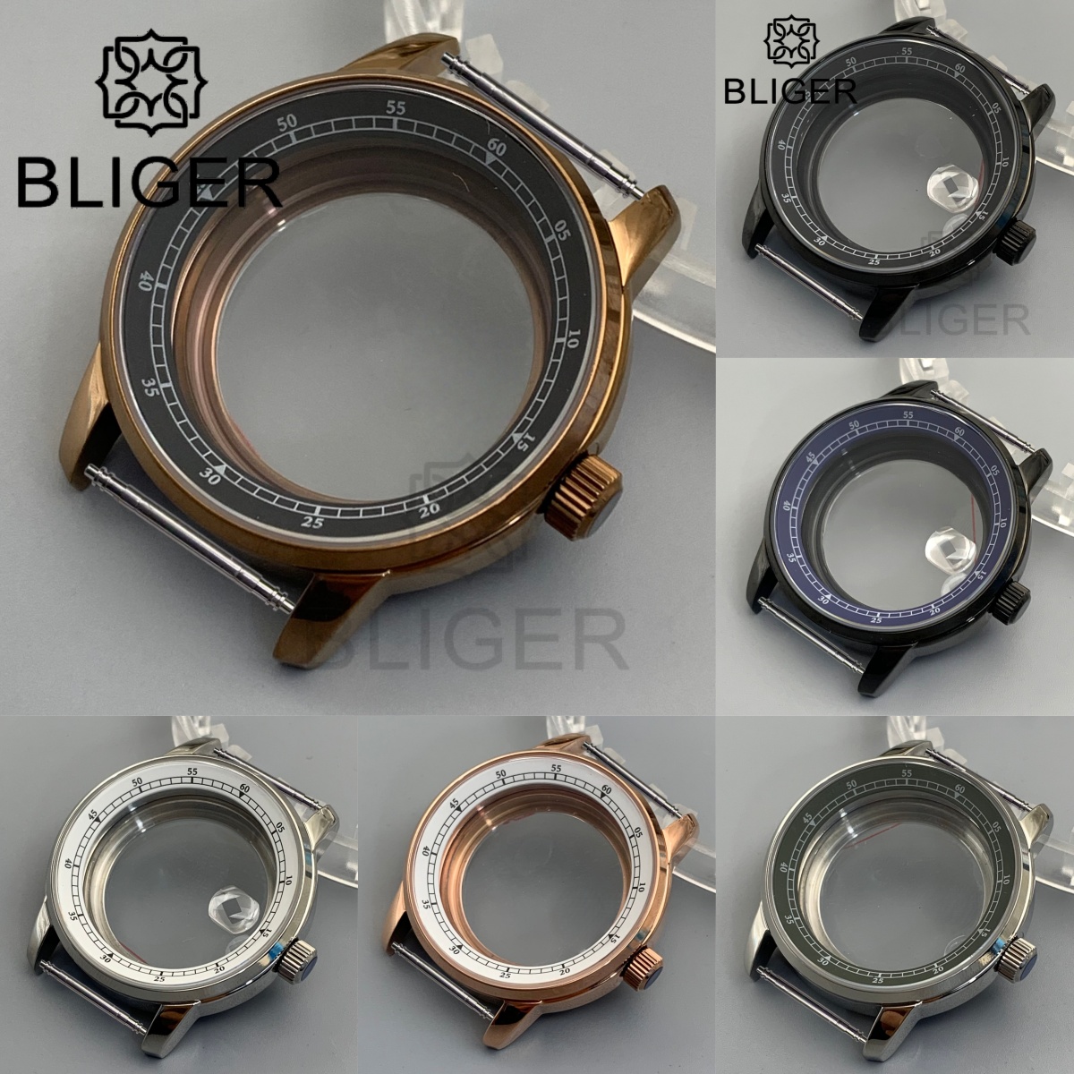 BLIGER 38mm Bronze Brass Divin - Exhibition Caseback 评论和价格