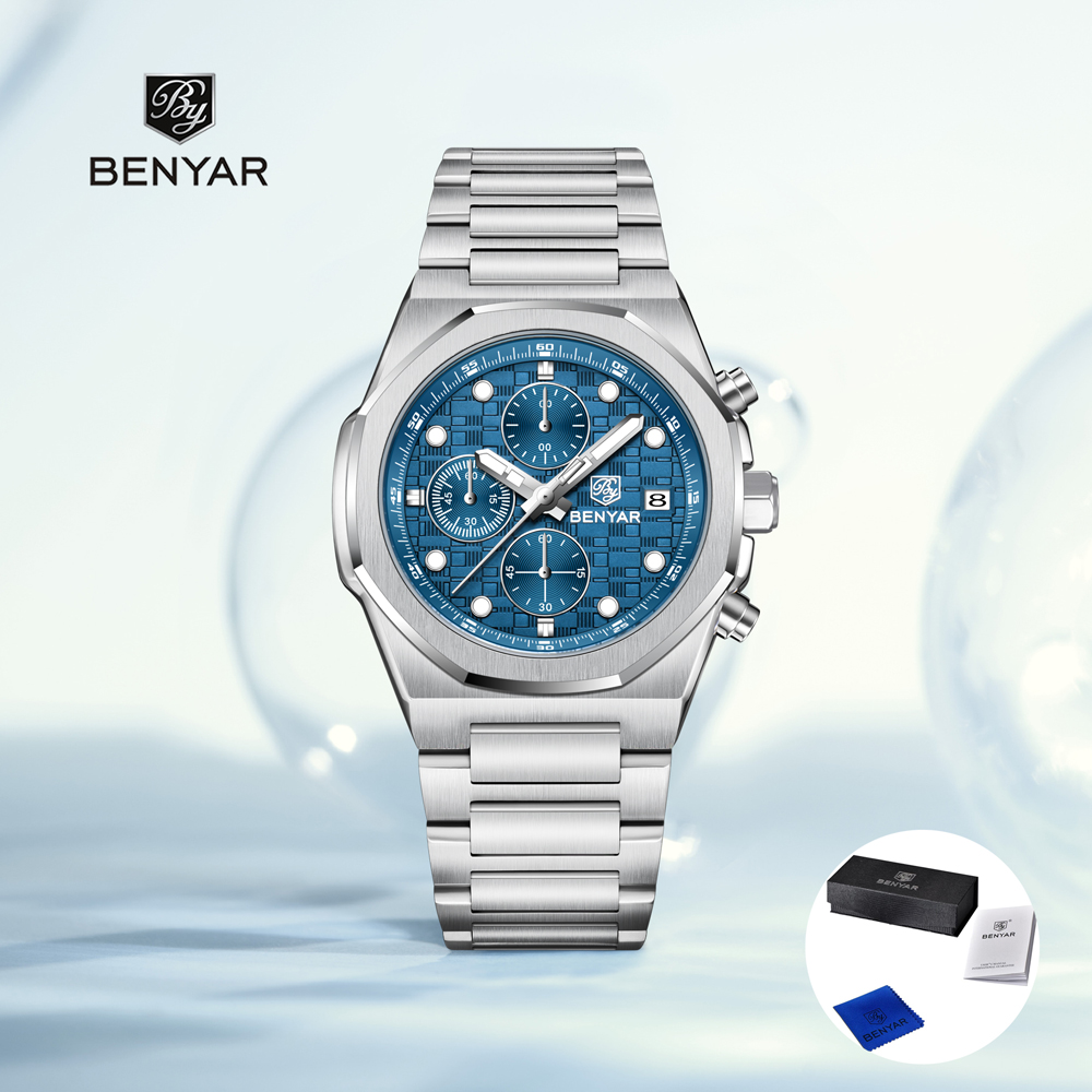 2025 New BENYAR Men's Watches  - Luxury Watch Display 评论和价格