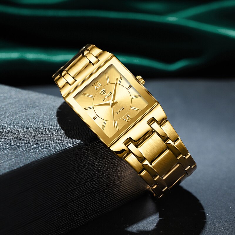 LiEBIG Luxury Golden Quartz Wr - Luxury Watch For Girls 评论和价格