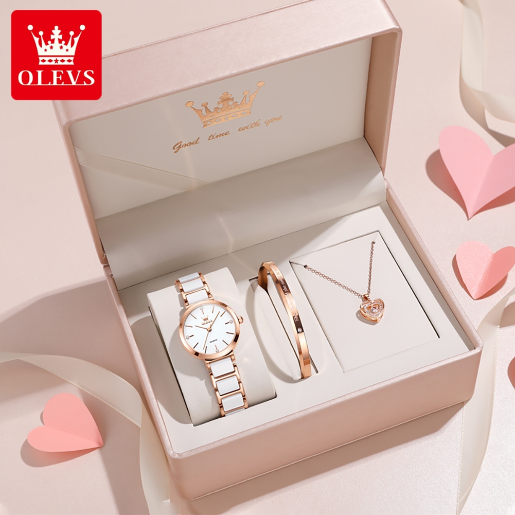 OLEVS Women Watch 5877 Luxury  - Luxury Watch For Girls 评论和价格