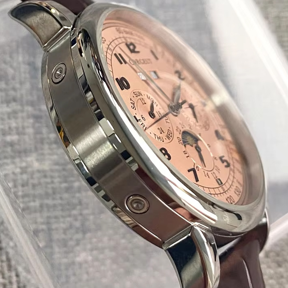 Men ST1655 Movement Moon Phase - Automatic Pilot Watch 评论和价格