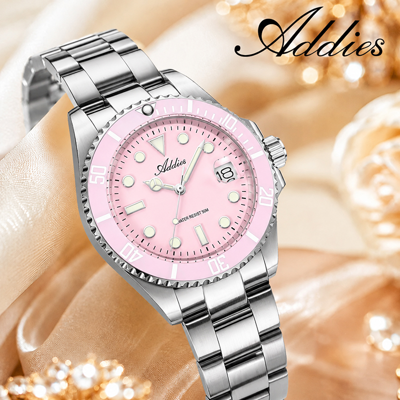 ADDIES 36mm 50m Waterproof Wom - Luxury Watch Japanese 评论和价格