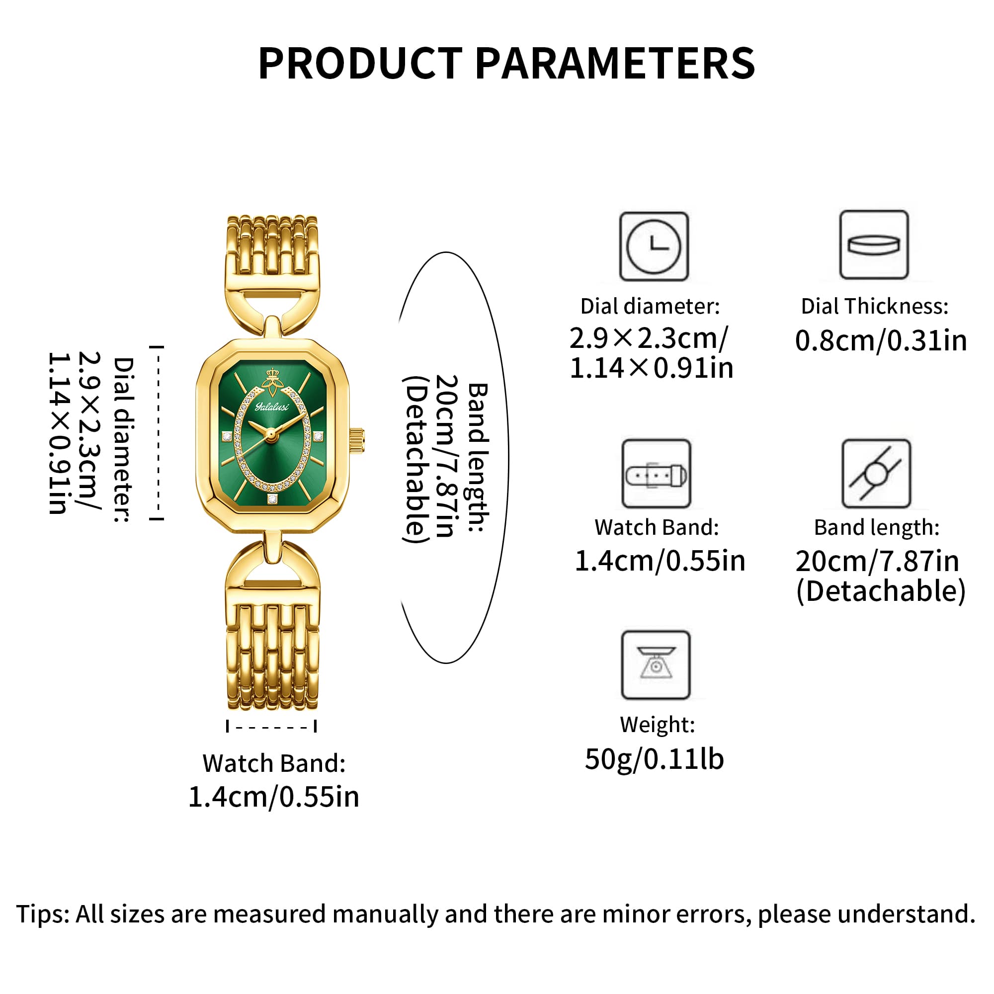 YaLaLuSi Retro Square-Faced, A - Luxury Watch Affordable 评论和价格