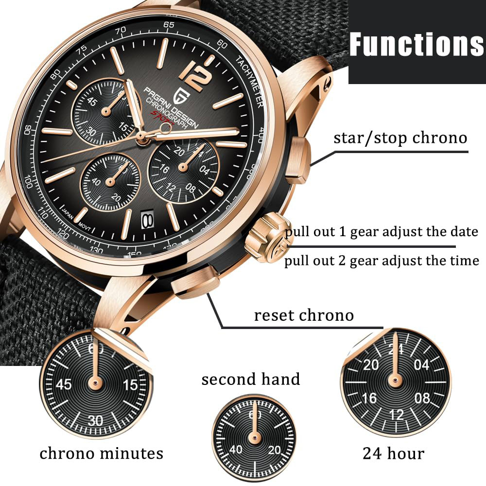 PAGANI DESIGN New Mens Watch 4 - Luxury Watch Display 评论和价格