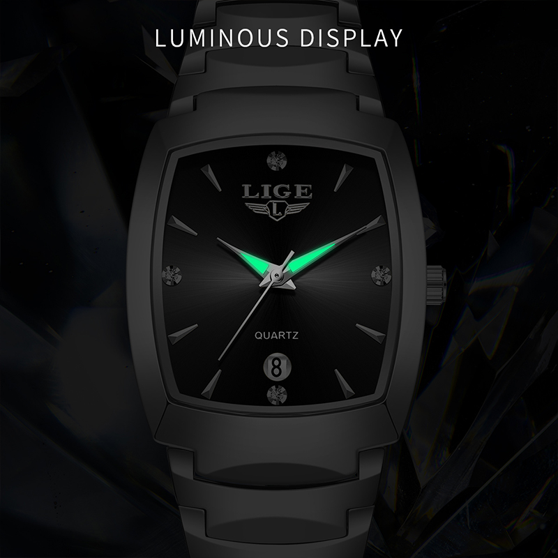 LIGE Watch women Business Luxu - Luxury Watch With Bracelet 评论和价格