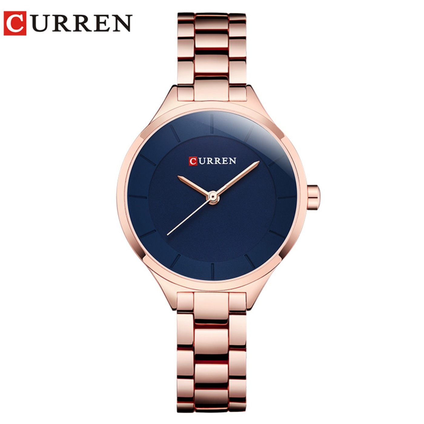 CURREN New Simple Women Bracel - Luxury Watch With Bracelet 评论和价格