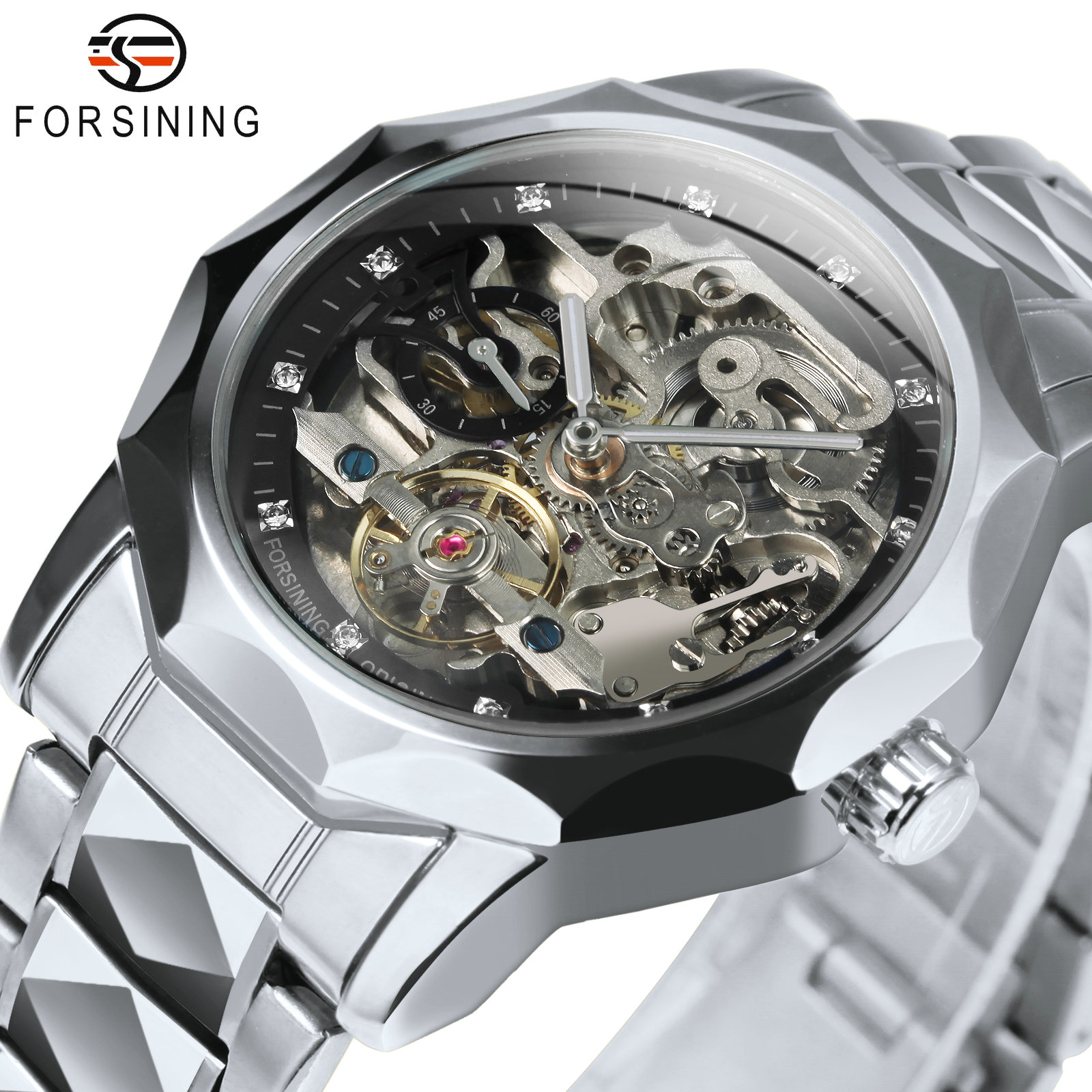 Forsining Fashion Tourbillon M - Automatic Pilot Watch 评论和价格
