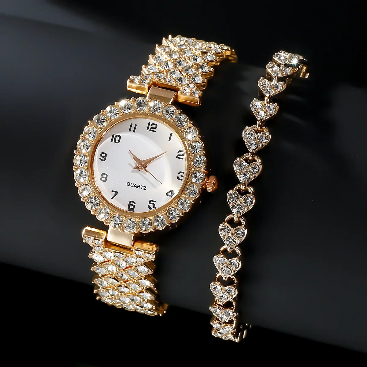 1pcs/2pcs Luxury Fashion Women - Luxury Watch For Girls 评论和价格