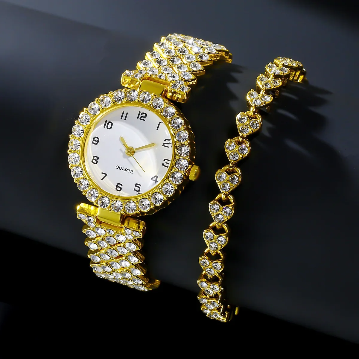 1pcs/2pcs Luxury Fashion Women - Luxury Watch For Girls 评论和价格