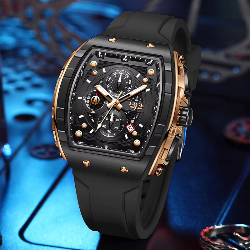 LIGE Top Brand Luxury Men Watc - Luxury Watch Affordable 评论和价格