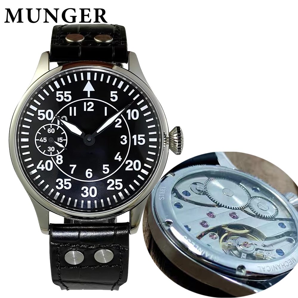 Munger Manual-Wind Military-St - Automatic Pilot Watch 评论和价格