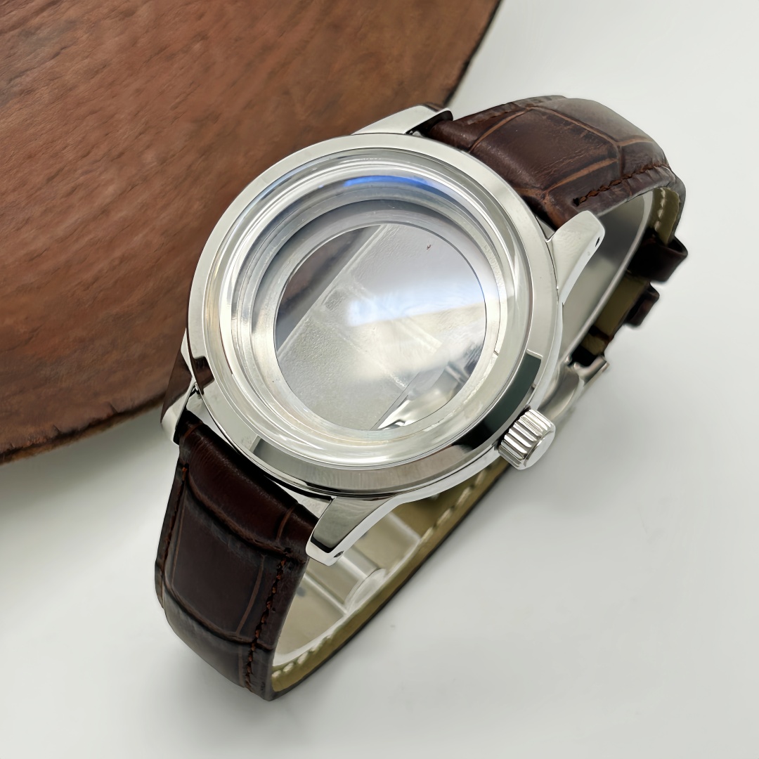 39mm Watch Case Butterfly Doub - Exhibition Caseback 评论和价格