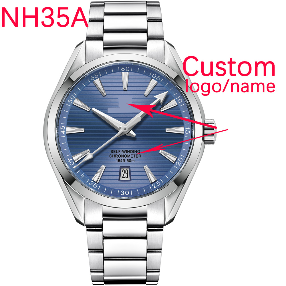 Luxury NH35 Movt Custom Logo 4 - Luxury Watch With Bracelet 评论和价格