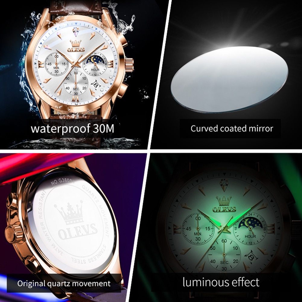 OLEVS Brand New Fashion Quartz - Luxury Watch Affordable 评论和价格