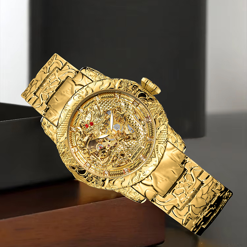 A Men's Yellow Business Style  - Automatic Pilot Watch 评论和价格
