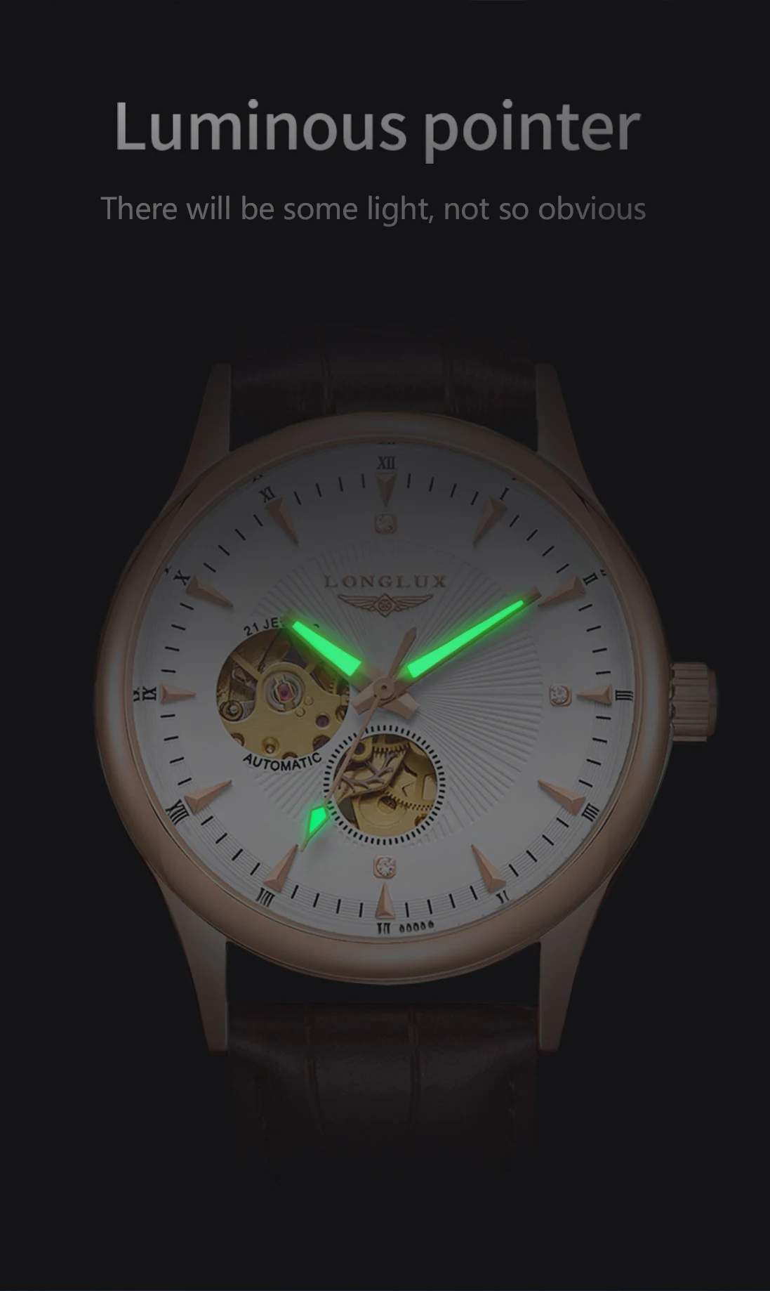 LONGLUX Automatic Watch Elegan - Luxury Watch On Sale 评论和价格