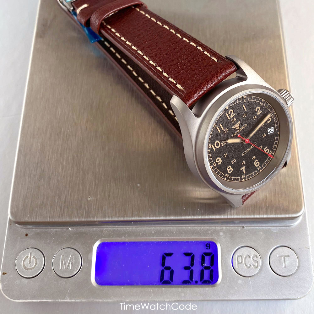 Customized Watch Titanium NH35 - Automatic Pilot Watch 评论和价格