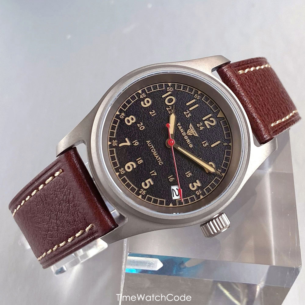 Customized Watch Titanium NH35 - Automatic Pilot Watch 评论和价格