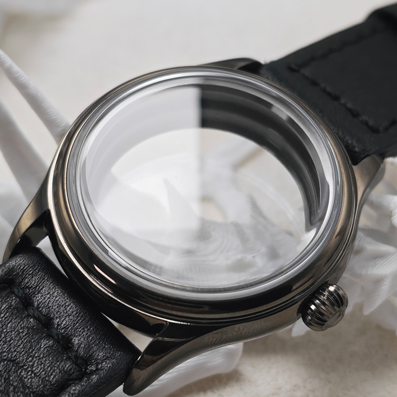 Gun Grey Classical NH35 Watch  - Exhibition Caseback 评论和价格